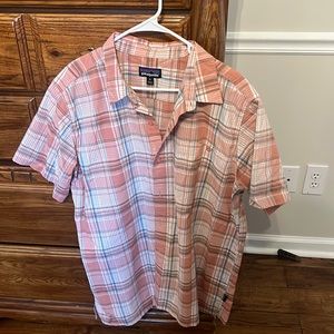 Patagonia XL waffle fabric button down, used, looks new!